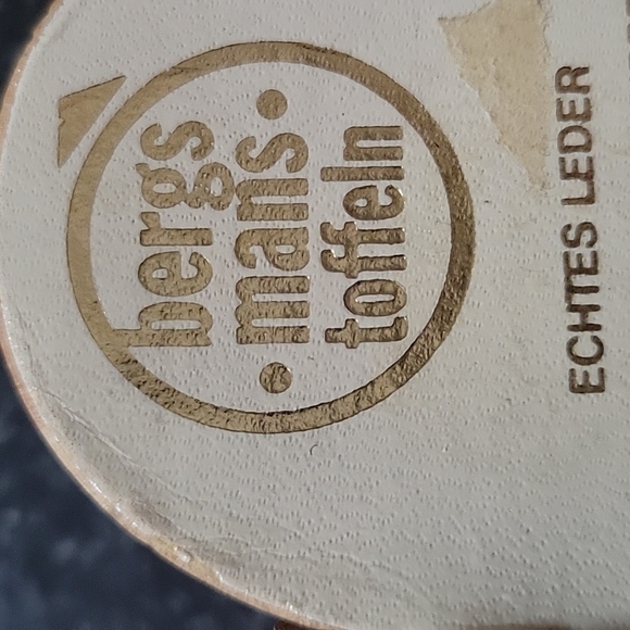 Wooden Sweeden Kids Clogs Bergs Mans Toffeln brown perforated leather new - Picture 13 of 16